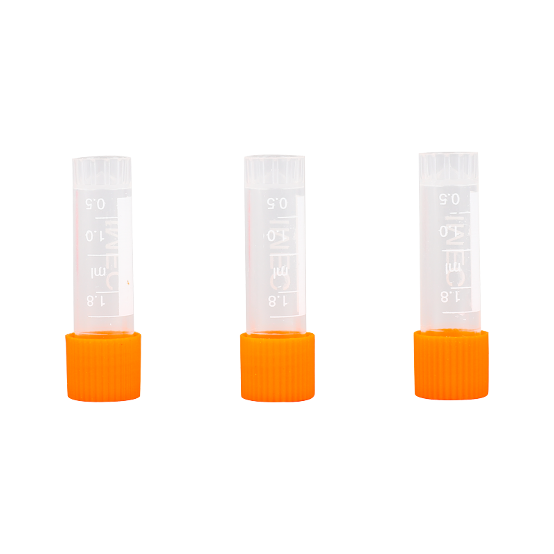Experimental test equipment 2ml male threaded self-supporting laboratory cryogenic bottle cryogenic tube